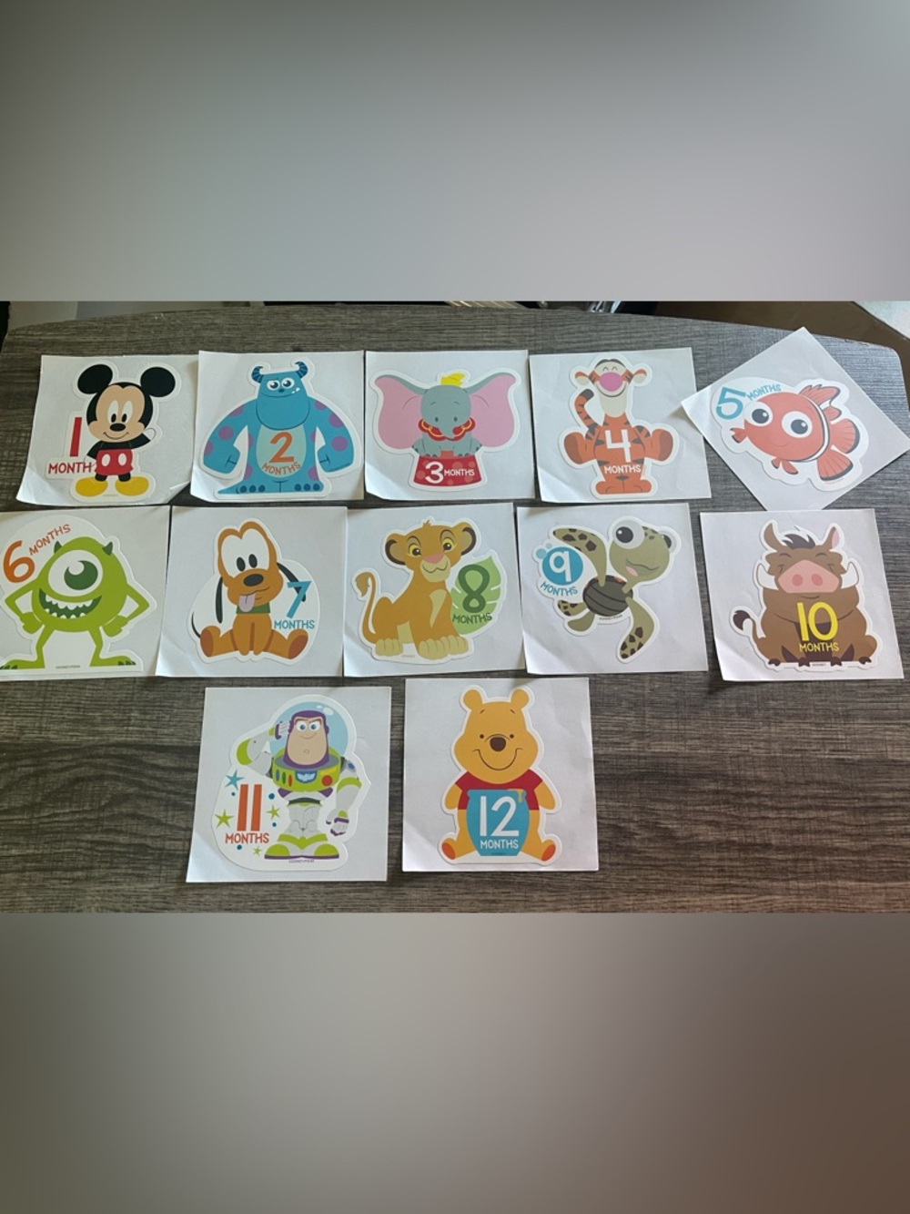 Disney Milestone Stickers